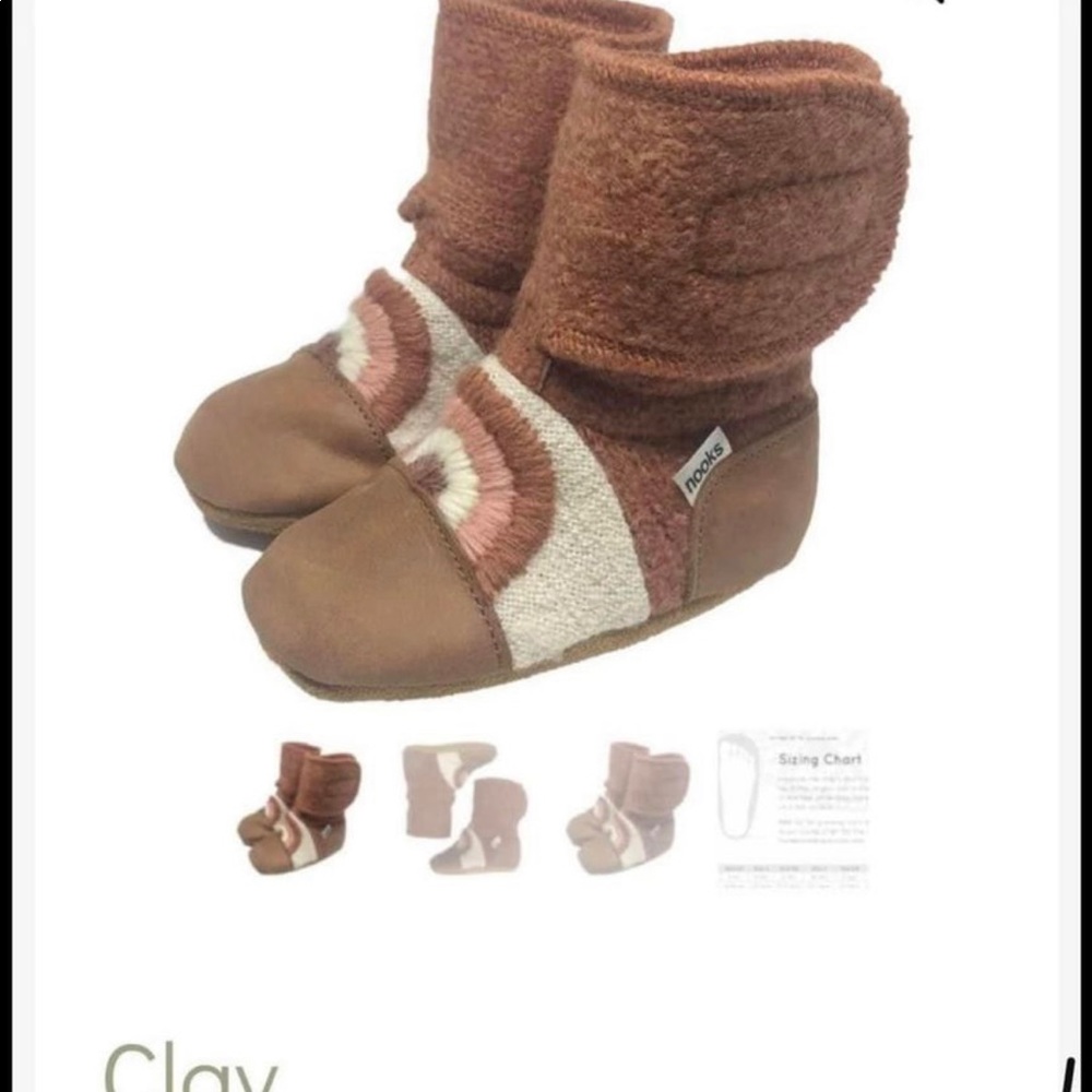 Nooks wool booties